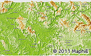 Physical 3D Map of Chiem Hoa