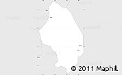 Silver Style Simple Map of Ham Yen