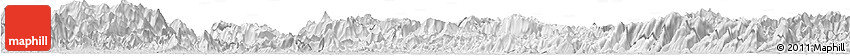 Silver Style Horizon Map of Tuyen Quang