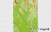 Physical Map of Tuyen Quang