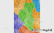 Political Shades Map of Tuyen Quang