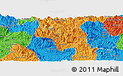 Political Panoramic Map of Na Hang