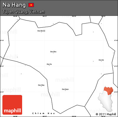 Blank Simple Map of Na Hang