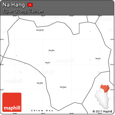 Blank Simple Map of Na Hang