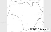 Blank Simple Map of Na Hang, no labels