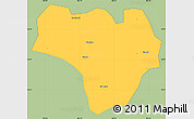 Savanna Style Simple Map of Na Hang, single color outside