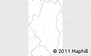 Blank Simple Map of Tuyen Quang, no labels
