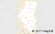 Classic Style Simple Map of Tuyen Quang