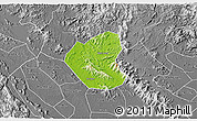 Physical 3D Map of Son Duong, desaturated