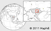 Blank Location Map of Son Duong, highlighted country