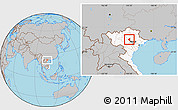 Gray Location Map of Son Duong, highlighted country