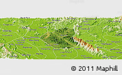 Satellite Panoramic Map of Son Duong, physical outside