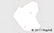 Classic Style Simple Map of Son Duong, cropped outside