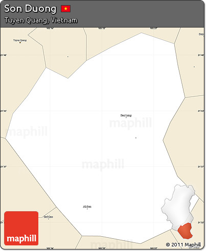 Classic Style Simple Map of Son Duong