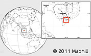 Blank Location Map of Binh Minh