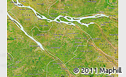 Satellite Map of Vinh Long