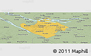 Savanna Style Panoramic Map of Vinh Long