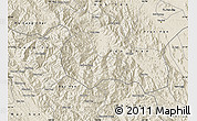 Shaded Relief Map of Tram Tau