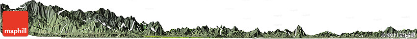 Satellite Horizon Map of Tran Yen, semi-desaturated