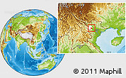 Physical Location Map of Tran Yen, highlighted parent region