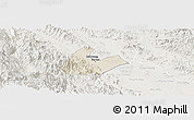 Shaded Relief Panoramic Map of Tran Yen, lighten
