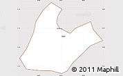 Classic Style Simple Map of Tran Yen, cropped outside