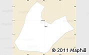 Classic Style Simple Map of Tran Yen, single color outside