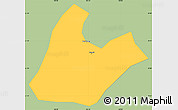 Savanna Style Simple Map of Tran Yen, single color outside