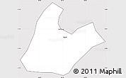 Silver Style Simple Map of Tran Yen, cropped outside