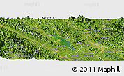 Satellite Panoramic Map of Yen Binh