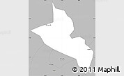 Gray Simple Map of Yen Binh