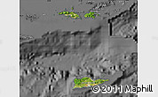 Satellite Map of Virgin Islands, desaturated