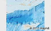 Shaded Relief Map of Virgin Islands, lighten, land only