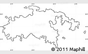 Blank Simple Map of Saint John, cropped outside, no labels