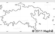 Blank Simple Map of Saint John, no labels