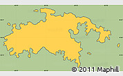 Savanna Style Simple Map of Saint John, cropped outside