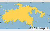 Savanna Style Simple Map of Saint John