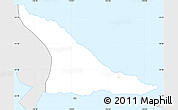 Silver Style Simple Map of Alo