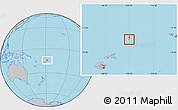 Gray Location Map of Singave