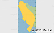 Savanna Style Simple Map of Sigave