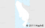 Silver Style Simple Map of Sigave