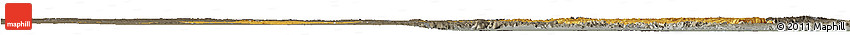 Physical Horizon Map of Central, darken, semi-desaturated