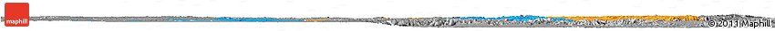 Political Horizon Map of Central, desaturated
