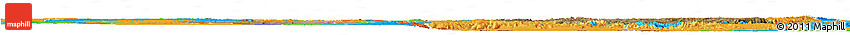 Satellite Horizon Map of Central, political outside