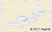 Classic Style Map of Central, single color outside