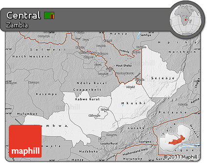 Gray Map of Central