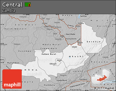 Gray Map of Central