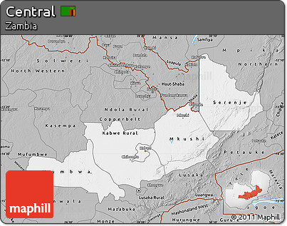 Gray Map of Central