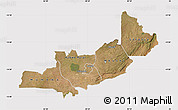 Satellite Map of Central, cropped outside