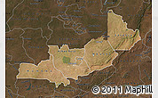 Satellite Map of Central, darken